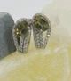 Серьги из серебра с султанитом и куб.цирконами (106740/103) - изображение 2