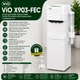 Кулер для води ViO Х903-FЕC White з електронним охолодженням і шафкою + стаканотримач - зображення 2