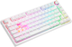Klawiatura bezprzewodowa Savio Phenix Gateron Yellow Pro Wireless/Bluetooth/USB US White (SAVGK-PHENIX WHITE GAT YELLOW) - obraz 2