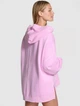Жіночий спортивний комплект на флісі (худі+штани) Victoria's Secret PINK Campus Fleece M (Short) (Бузковий) - изображение 3