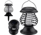 Светильник садовый антимоскитный Bug Zapper уличный LED с УФ защитой для дачи террасы беседки влагозащищенный IP44 мощное устройство для уничтожения насекомых с электрическим разрядом для комфортного вечернего отдыха на свежем воздухе 2 в 1 - изображение 2