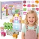 Магнітний конструктор Woopie Montessori Навчальна 3D-головоломка 58892 48 елементів (5906280658892) - зображення 3