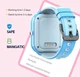 Розумний дитячий смарт годинник Lemfo CT08 з GPS трекером і SIM-картою Годинник телефон для дитини з відеодзвінками, прослуховуванням та кнопкою SOS Синій - зображення 9