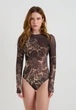 Купальник слитный Z.Five 896472118 коричневый 44(XL); бедра 107-110 см грудь 1A-2B-3C - изображение 7
