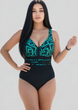 Купальник слитный Fuba 26069109 черный бедра 111-115 см ; 52 (2XL) грудь 4D - изображение 1