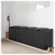 Комод IKEA NORDLI 160x54 см 6 ящиків антрацит 292.766.25 - зображення 2