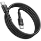 Кабель Hoco X83 Victory Type-C to Type-C 60W 1m (black) - зображення 4