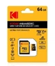 Карта пам'яті Коdak 64 Gb microSD U3 A1 class 10 з адаптером SD - зображення 1