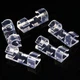 Кабельный органайзер фіксатор для проводів 20 штук Cable Plastic Clips Transparent - изображение 6
