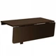 Настінний відкидний стіл Costway, 60×80×45 см, коричневий - зображення 3