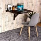 Настінний відкидний стіл Costway, 60×80×45 см, коричневий - зображення 5