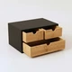 Настольный органайзер с 3 ящиками BOXIMO, 32×25×16 см, натурального цвета - изображение 3