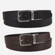 Ремень двусторонний мужской из натуральной кожи Levi's 861176925 36 (109.5см) Черный/Коричневый (1161033985) - изображение 1