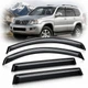 Дефлектори вікон для Toyota Prado 120 2002-2010 на скотчі (Acrylic) AMT21803 - изображение 1