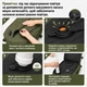 Рюкзак ручная кладь вакуумный 40×25×20 см с ручным насосом дорожный для путешествий самолётом лоукост Ryanair Wizz Air туристический водонепроницаемый прочный мужской женский хаки - изображение 9