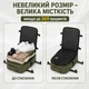 Рюкзак ручная кладь вакуумный 40×25×20 см с ручным насосом дорожный для путешествий самолётом лоукост Ryanair Wizz Air туристический водонепроницаемый прочный мужской женский хаки - изображение 14