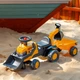 Толокар-трактор Falk JCB з причепом Жовтий 315NS (3016200001676) - зображення 4