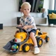 Толокар-трактор Falk Komatsu з причепом та екскаватором Жовтий 916N (3016200001249) - зображення 9