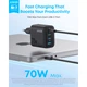 Зарядное устройство Anker 3xUSB-C PD3.0 + 1xUSB 70W black (A121CG11) - изображение 6