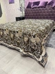 Универсальное покрывало-капа гобелен 200×220 см. Мелисса темное двустороннее для уюта - изображение 1