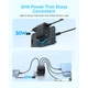 Зарядное устройство Anker 2xUSB-C + 2xUSB 50W black (A121EG11) - зображення 2