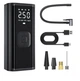 Автомобильный компрессор насос Cafele VC-027 100W TypeC с функцией PowerBank с фонариком и переходниками Черный - изображение 2
