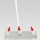 Прозрачная LED доска-ночник для заметок и рисования PG company 20х20 см USB - изображение 6