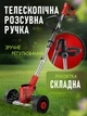 Аккумуляторная газонокосилка-триммер на колесах с 2 аккумуляторами, телескопической штангой и режущими насадками - изображение 2