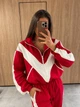 Женский костюм из плащевки красный 42-46 с1528.379 - изображение 3