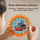 Klocki konstrukcyjne Woopie Zębatki ruchome Silnik elektryczny 18 elementów (5906280658472) - obraz 10