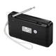 Портативний радіоприймач HOCO HI50, AM / FM, USB / TF / BT5.3, 1200mAh, 5W, 3.5-5h, black - зображення 4
