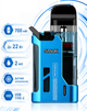 Pod-система Smok Propod GT KIT Blue 700 мАч электронная сигарета Смок Пропод Джи Ти до 22 Вт LED подсветка под-система с верхней заправкой 2 мл голубая - изображение 2