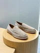 Мужские замшевые лоферы TOD'S светло-коричневого цвета размер 41 - изображение 1