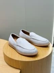 Мужские замшевые лоферы TOD'S светло-голубого цвета размер 41 - изображение 1