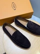 Мужские замшевые лоферы TOD'S темно-коричневого цвета размер 41 - изображение 2