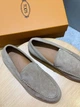Мужские замшевые лоферы TOD'S светло-коричневого цвета размер 41 - изображение 7