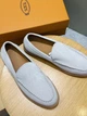 Мужские замшевые лоферы TOD'S светло-голубого цвета размер 41 - изображение 8