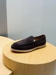 Мужские замшевые лоферы TOD'S темно-коричневого цвета размер 41 - изображение 7