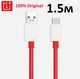 Кабель шнур быстрой зарядки OnePlus USB to Type-C 10A 100W SuperVooc Warp 1,5м Красный - изображение 1