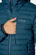 Куртка Rab Microlight Windstopper Hoody чоловіча Tempest Blue L синя - изображение 7