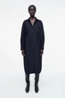 Сукня жіноча COS relaxed cotton shirt dress 1261300001 Eur 40 Темний синій - зображення 1