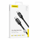 Кабель Foneng X119 USB Type-C to Type-C 100W 1 м Black для швидкої зарядки та передачі даних - изображение 2