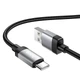 Кабель Hoco X117 USB – Type-C 3 А 1 м чорний - зображення 3
