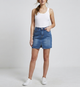 Стильна джинсова спідниця prettylittlething, 38 eu (44 ua - s/m), блакитний - зображення 1