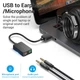 Звукова картка USB Vention Audio Earphone Microphone Black (CDYB0) - зображення 4