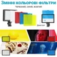 Комплект освещения Andoer VLK-01 2 светодиодные панели 10 Вт USB 5600K - изображение 6