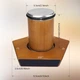 Роликова точилка п'ятигранна магнітна Rolling knife sharpener toor Коричнева - изображение 3