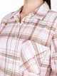 Рубашка хлопковая женская Colin's CL1073285BEI XS Beige в клетку (8684112598895) - изображение 5