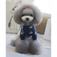 Костюм для собак бежевые штаны, принт Короны на спинке, синий S Cheepet (zoo0006125) - изображение 4