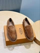 Мужские замшевые лоферы TOD'S коричневого цвета размер 41 - изображение 2